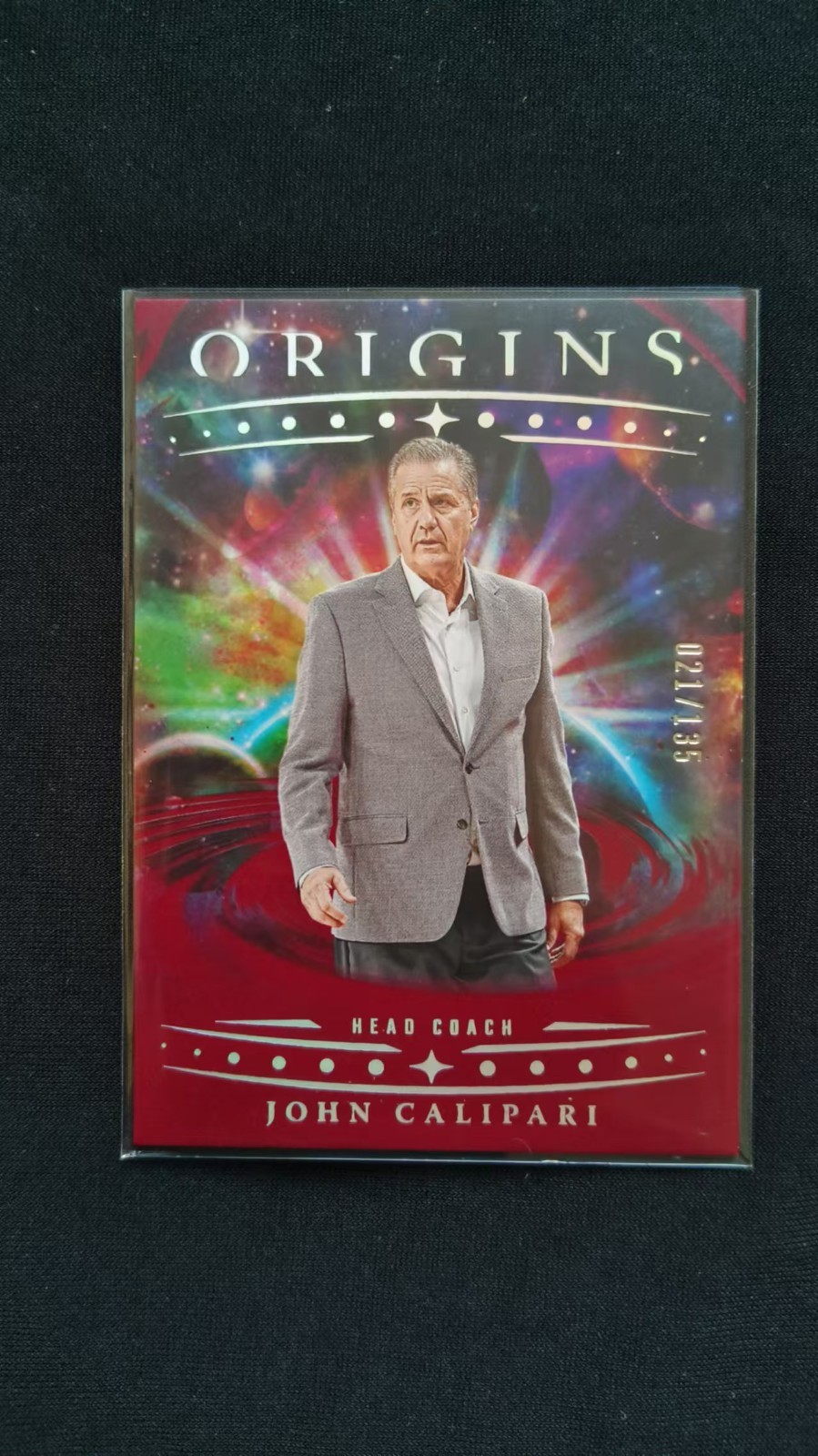 2025-26 Panini Origins John Calipari 021/135 #82