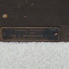 Vintage Ingraham  Model T 161 wooden mantle Clock  18" L case 3 3/4" W 7"tall — photo 9