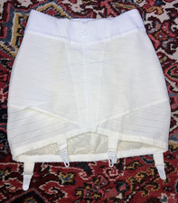 M Vintage triumph brand bandage mesh firm control bottom girdle with garter