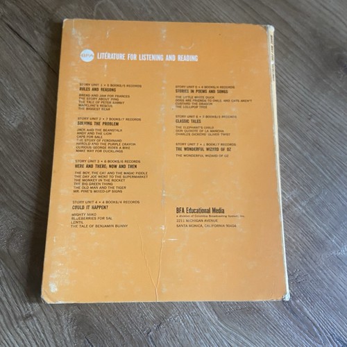 Literatura BFA vintage para escuchar y leer libros y juegos de vinilo LP Ferdinand - Imagen 12 de 16