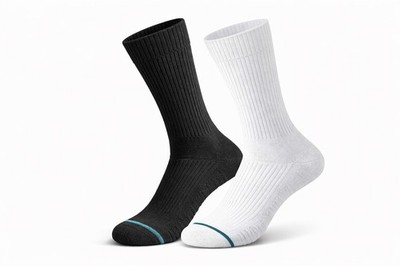 High-Tec Laufsocken, Ultralight/Mid Cut/Pro, Weiß/Schwarz, EU40-44, Herren