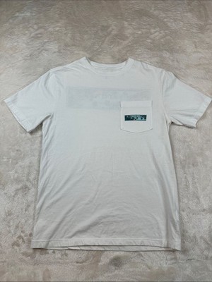 Vineyard Vines Size XS White Short Sleeve Pocket Tee Baha Mar | Casual