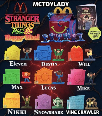 2026 McDonald's Stranger Things Happy Meal Toys! U.S.A. Seller! Next Day Ship!