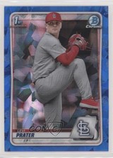 2020 Bowman Chrome Draft Sapphire Edition Levi Prater #BD-125 6k8