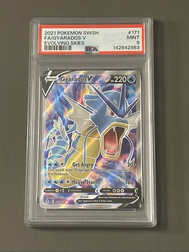 Gyarados V graded PSA 9 for sale on eBay
