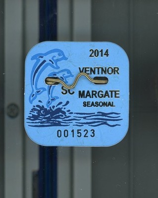 2014 SEASON  Beach Badge / Tag  VENTNOR MARGATE NEW JERSEY