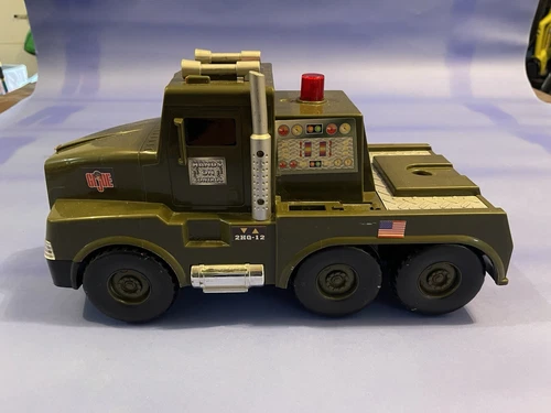 GI JOE - Hasbro Vintage 2001 Semi 6-Wheeled Truck Vehicle Toy Funrise 2HQ-12