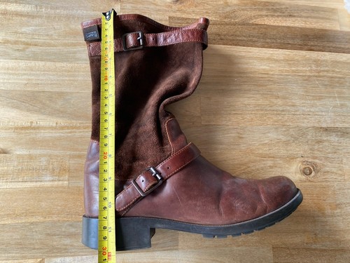 Camper Brown suede Leather Boots Womens UK 6-6.5 EU 39 - Picture 9 of 13