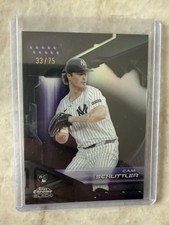 2026 Topps Chrome Black Cam Schlittler Rookie RC Purple Refractor /75