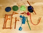 Vintage Teenage Mutant Ninja Turtles Accessories Lot #229 Playmates 1990