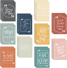 100 Pcs Mini Motivational Notebooks Bulk Christmas Gifts for Employees Inspirati