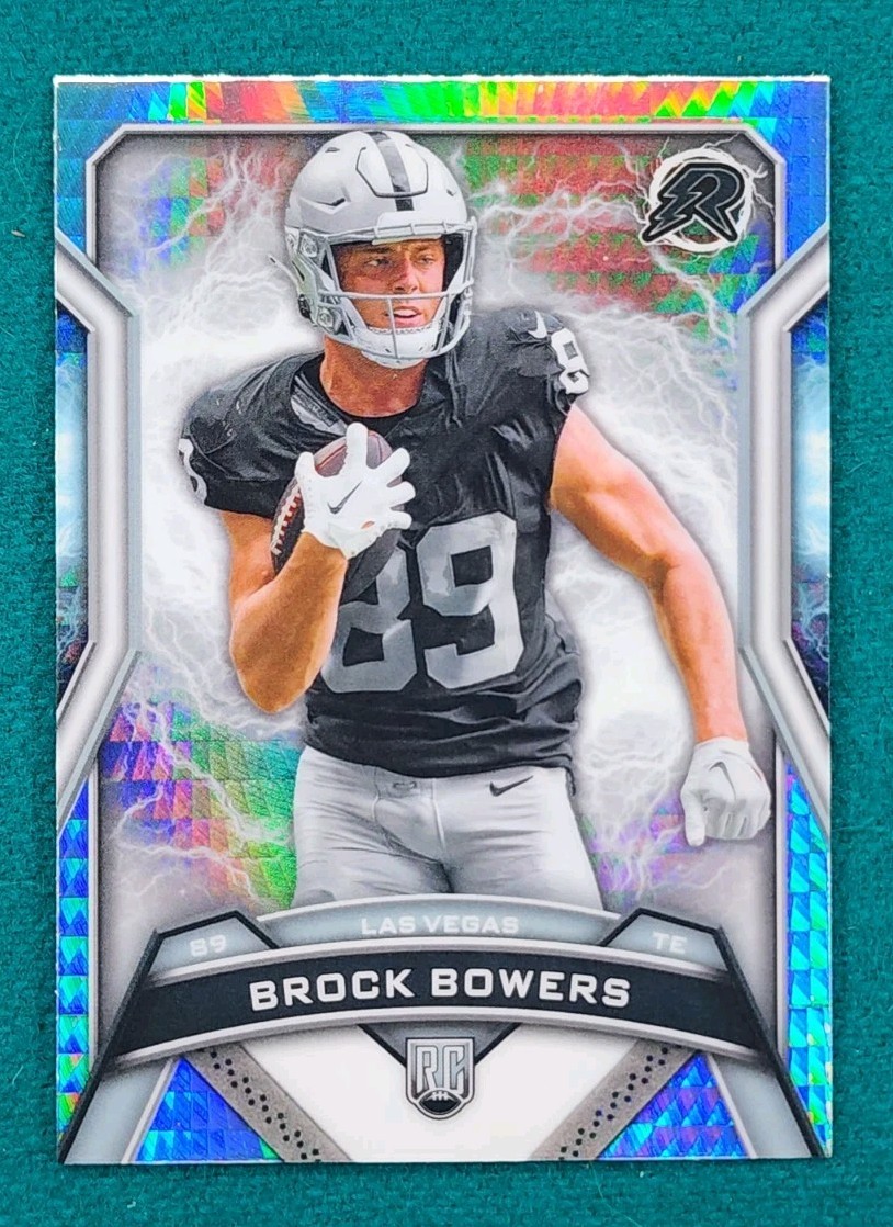2024 Topps Resurgence - Rookie Brock Bowers #147 Prism Refractor (RC) Raiders