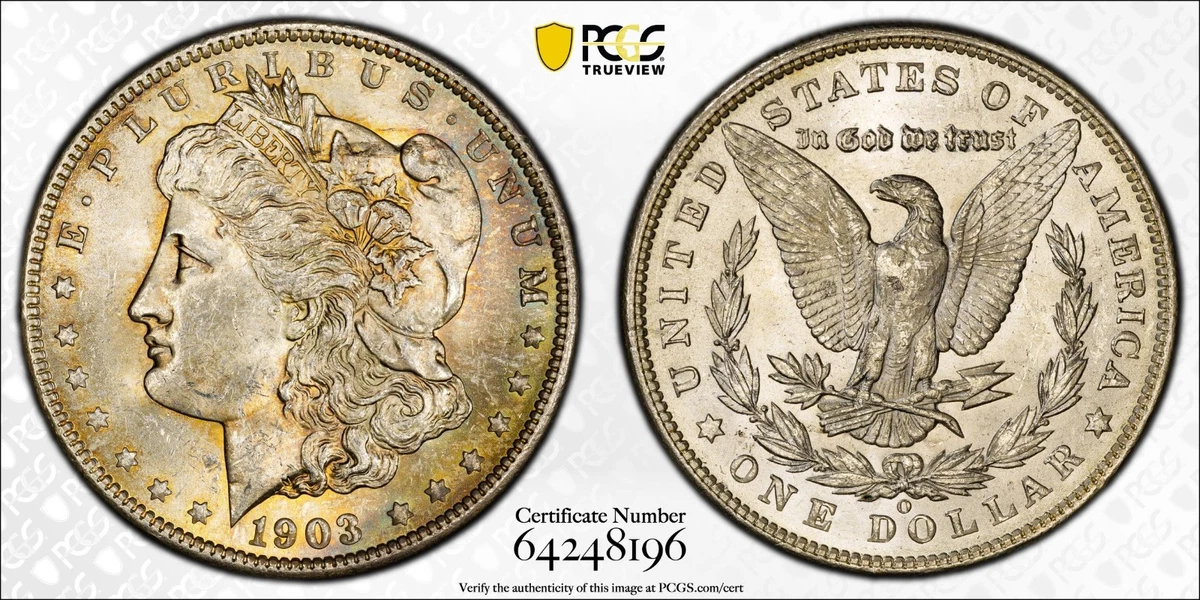MS 62 Graded 1903 Year Morgan US Dollars (1878-1921) for sale | eBay