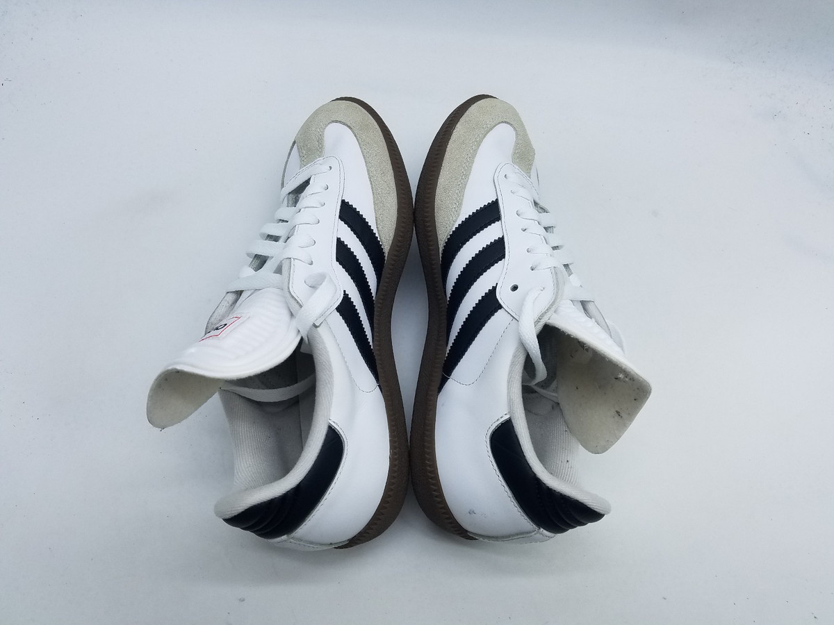 Adidas Samba Classic Men's Size 6.5 Sneakers White Black View 6