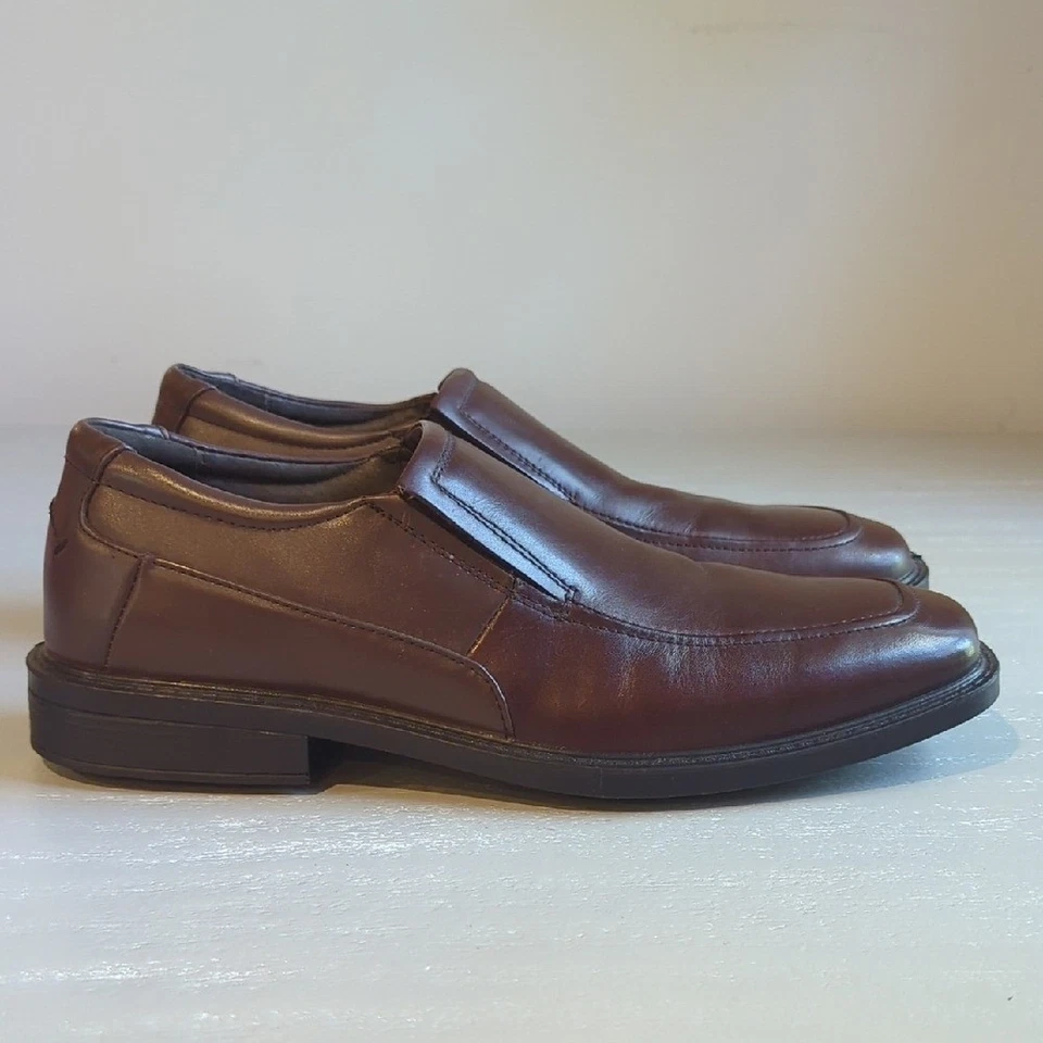 Hush Puppies Men's Shelton Loafer Brown Leather size 11.5 - Image 3 of 4