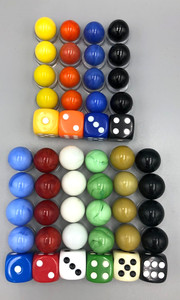 Wahoo Aggravation Vintage Marbles and Dice Game Set for 4 or 6 Player Boards