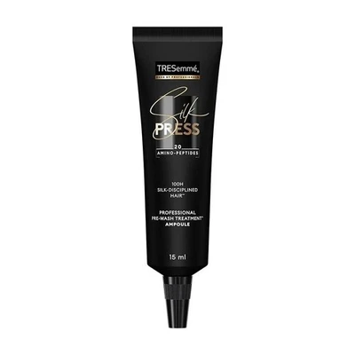 Ampoules de traitement prélavage TRESemme Silk Press, 4 x 15 ml cheveux lisse... - Photo 1/4