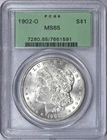 1902-O PCGS MS65 OGH MORGAN SILVER DOLLAR OLD GREEN HOLDER