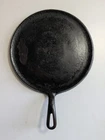GRISWOLD Erie PA #9 Cast Iron Griddle Small Block logo  SITS FLAT