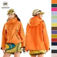 Evoranth Womens Casual Padded Thick Jacket Winter Warm Hooded Comfort Coat Men 2