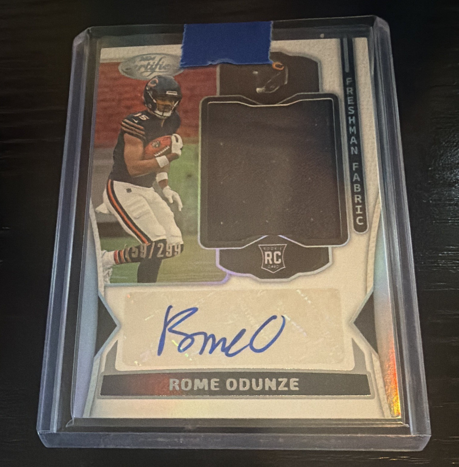 Rome Odunze 2024 Certified #FMS-ROE Freshman Fabric Signatures