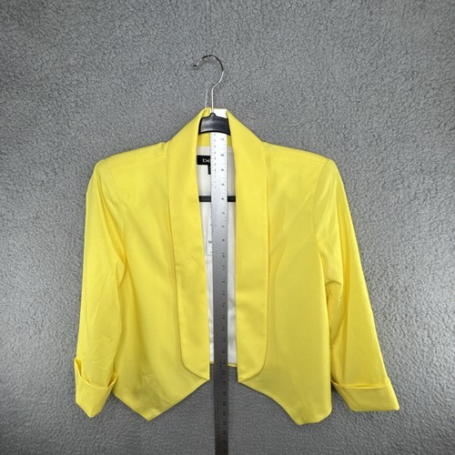 Bebe Dress Bright Yellow Jacket Women’s XS - Picture 6 of 17