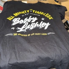 Official WWE - Bobby Lashley "All Mighty Timeless" Authentic T-Shirt Medium