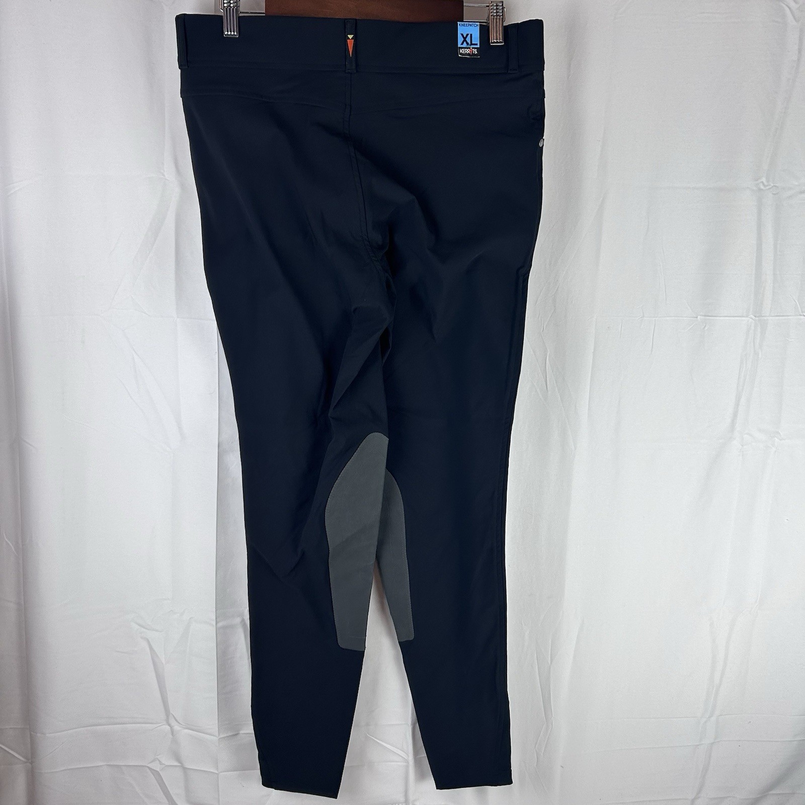 Kerrits Riding Pants Equestrian Knee Patch Breeches Black Womens XL