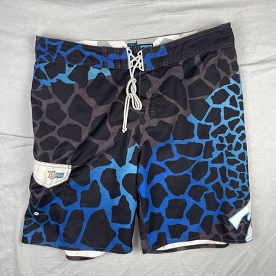 Taj Burrow Board Shorts Men 38 Billabong Swim Trunks Y2K Surfing