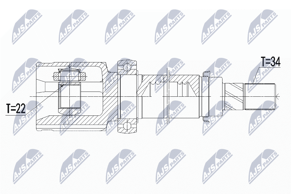 N.T.Y. NPW-FR-142.NTY Drive Shaft for FORD - Image 10