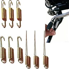 9 Pack Motorcycle Kickstand Spring Replacement Universal Dirt Bike Stand Springs