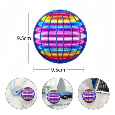 2025 Galaxy Ball Flying Orb Ball Toys LED Light Spinner Cosmic Ball