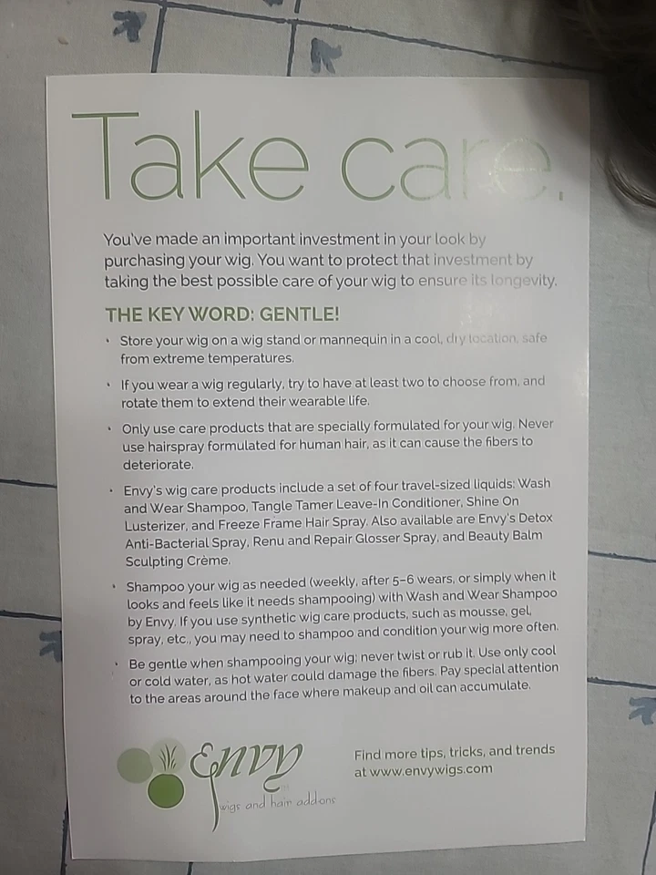 Peluca JADE de ENVY, *Almond Breeze" tamaño gorra grande, frente de encaje, ¡NUEVA! Foto 3 de 4