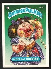 1986 Garbage Pail Kids OS3 120a Babbling Brooke EX++_NM
