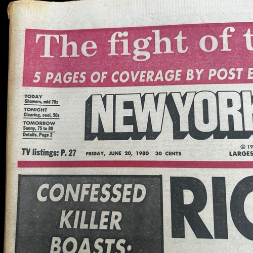 Original New York Post June 20 1980 Richard Pryor ‘near Death’ - Picture 3 of 7