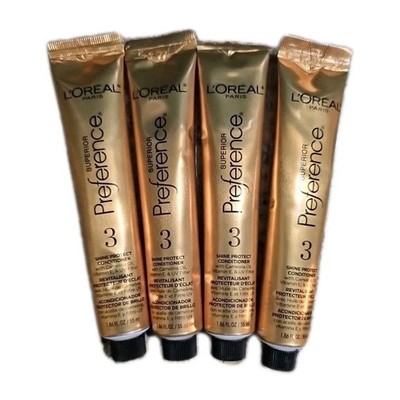 4 Tubes L'Oreal Superior Preference Hair Care Supreme Conditioner 3
