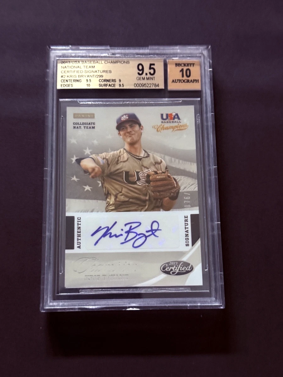 Panini Kris Bryant Baseball 2013 Season Sports Trading Cards