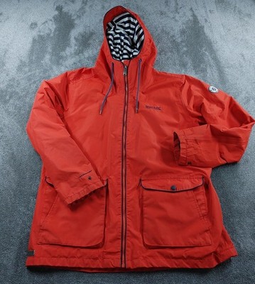 Regatta Jacke Damen UK 18 rot Hydrafort Regenmantel Outdoor Wandern Gorpcore