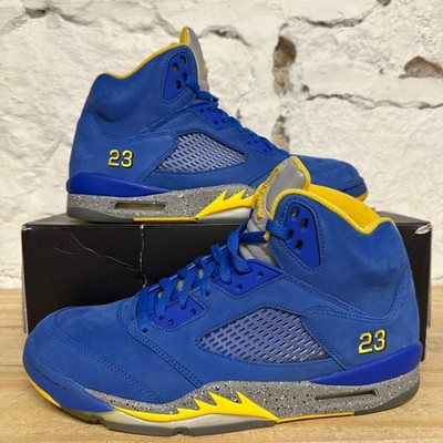 Air Jordan 5 'Laney Royal' Men's Size 11.5 Pre-owned Sneakers CD2720-400
