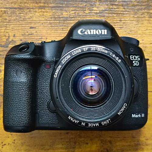 Canon EOS 5D Mark III 22.3MP DSLR Camera Black w/ EF 35-80mm f/4-5.6 Lens [READ]
