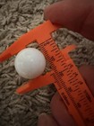 Lot of 4 Translucent White Christensen Agate Moon Marbles  22mm Vintage Shooters — photo 4