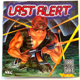 NEC TurboGrafx-16 CD LAST ALERT (1990) Duo   *** FREE FAST PRIORITY SHIPPING***