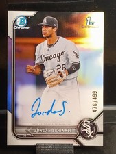 2022 Bowman Chrome 1st Refractor Auto /499 #CDAJS Jordan Sprinkle White Sox