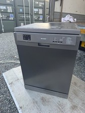 Sharp QW-HT43F393A Full-Size Dishwasher - Silver