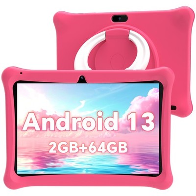 2025 SGIN Kinder Tablet 10,1'' Android 13 WiFi 64GB Dual Kamera Lernen Geschenk