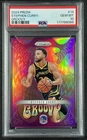 STEPHEN CURRY PSA 10 2024-25 PANINI PRIZM #14 GROOVY WARRIORS SP 088