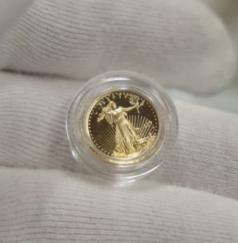 1997 W US 1/10 oz Proof Gold Eagle  $5 Gem Coin