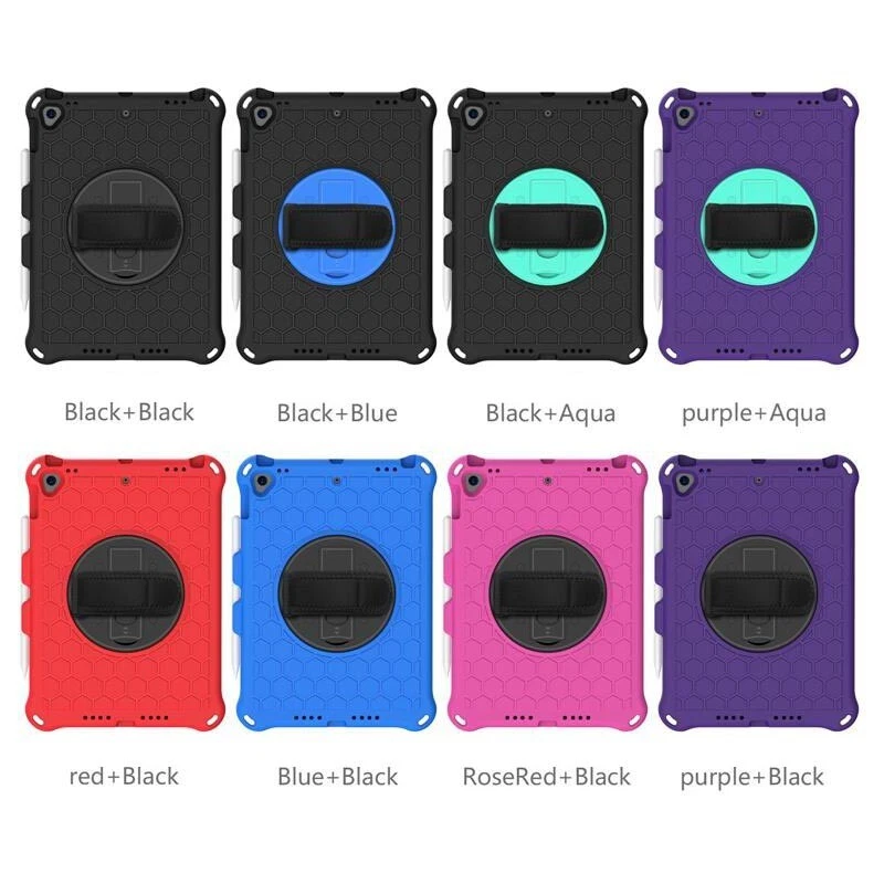 For iPad Air 3rd Pro 10.5 9th 8th 7th Mini 5 4 Case Kids Shockproof Stand Cover - Image 2 of 4