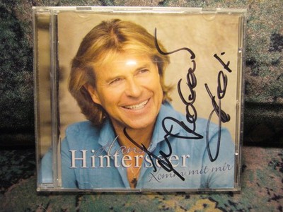 Signierte CD - Hansi Hinterseer - Komm mit mir - Autogramm