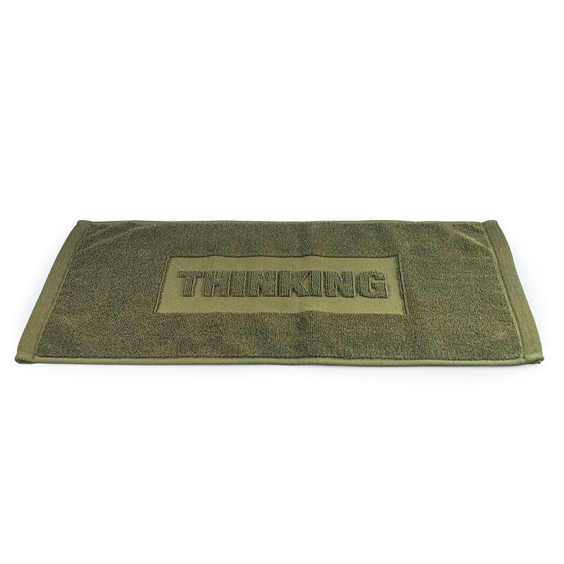 Thinking Anglers Olive Hand Towel - Fishing, Outdoor & Camping Hand Towel